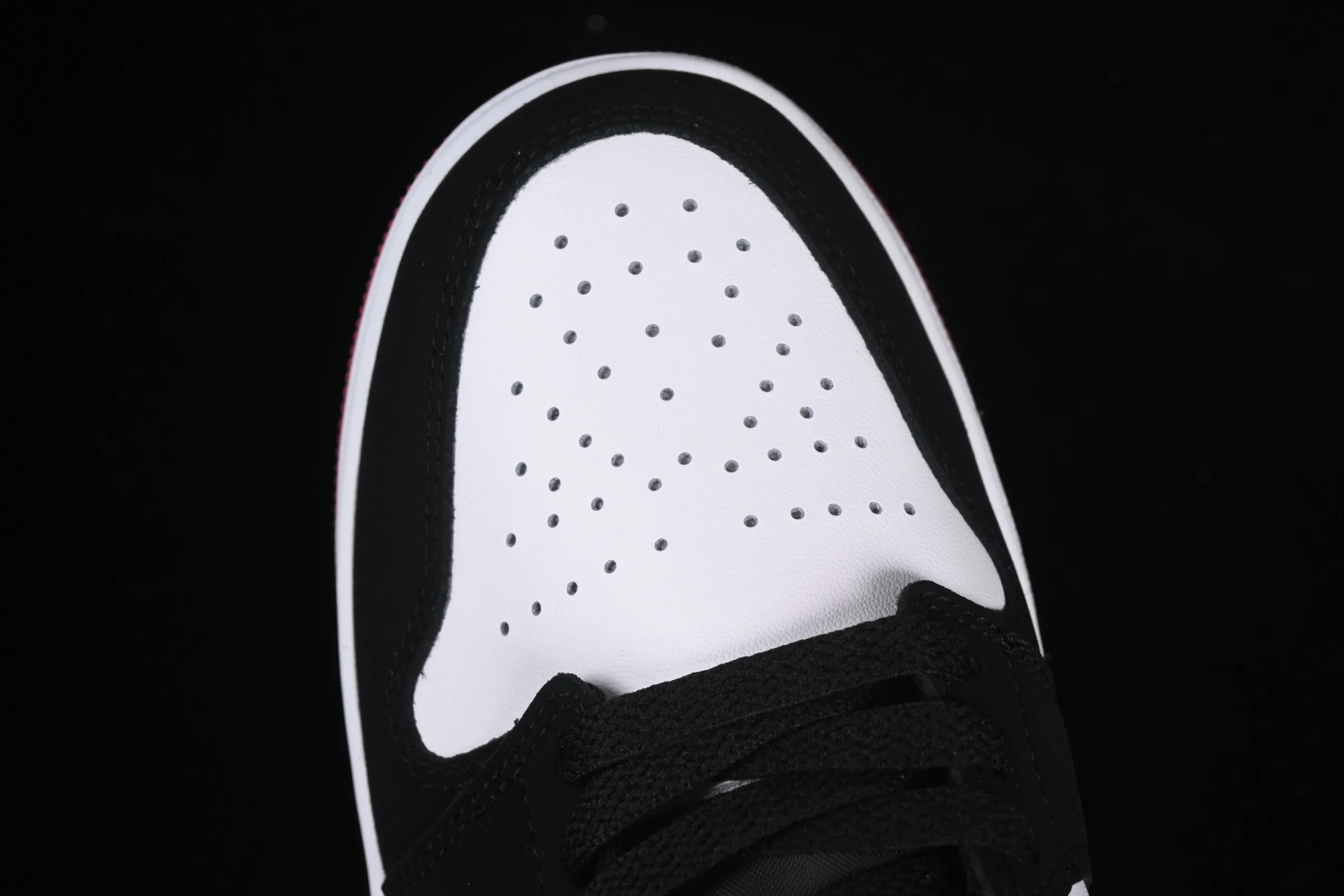 All categories Air Jordan Jordan series basketball shoes Air Jordan 1 Low G version pure original Air Jordan 1 Low "White Black Gym Red" AJ1 Joe 1 black toe 2.0 low-top cultural casual sneakers IB8971-106